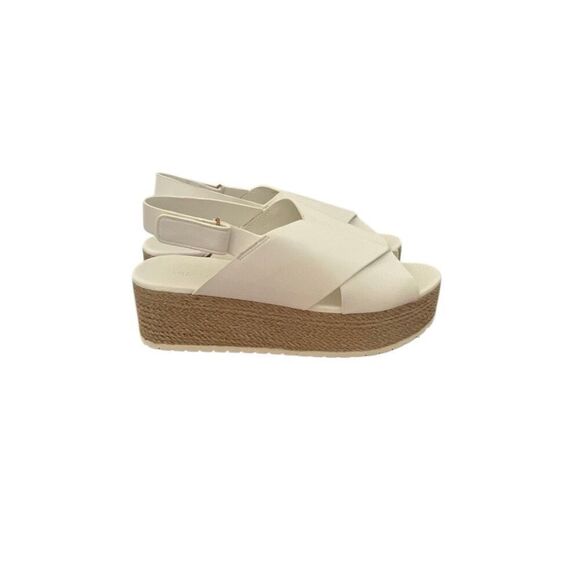 Vince Jenaya-2B white leather espadrille Sz.8.5 new in box - Picture 4 of 4